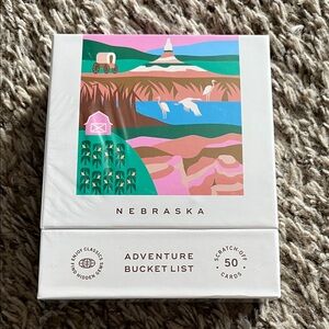 Nebraska Adventure Bucket List Cards